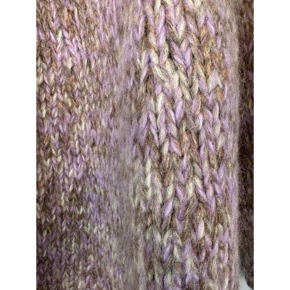 Lauren Manoogian Size 2 Medium Handknit Marl Pullover Sweater Spice/Violet NWT - Picture 16 of 16